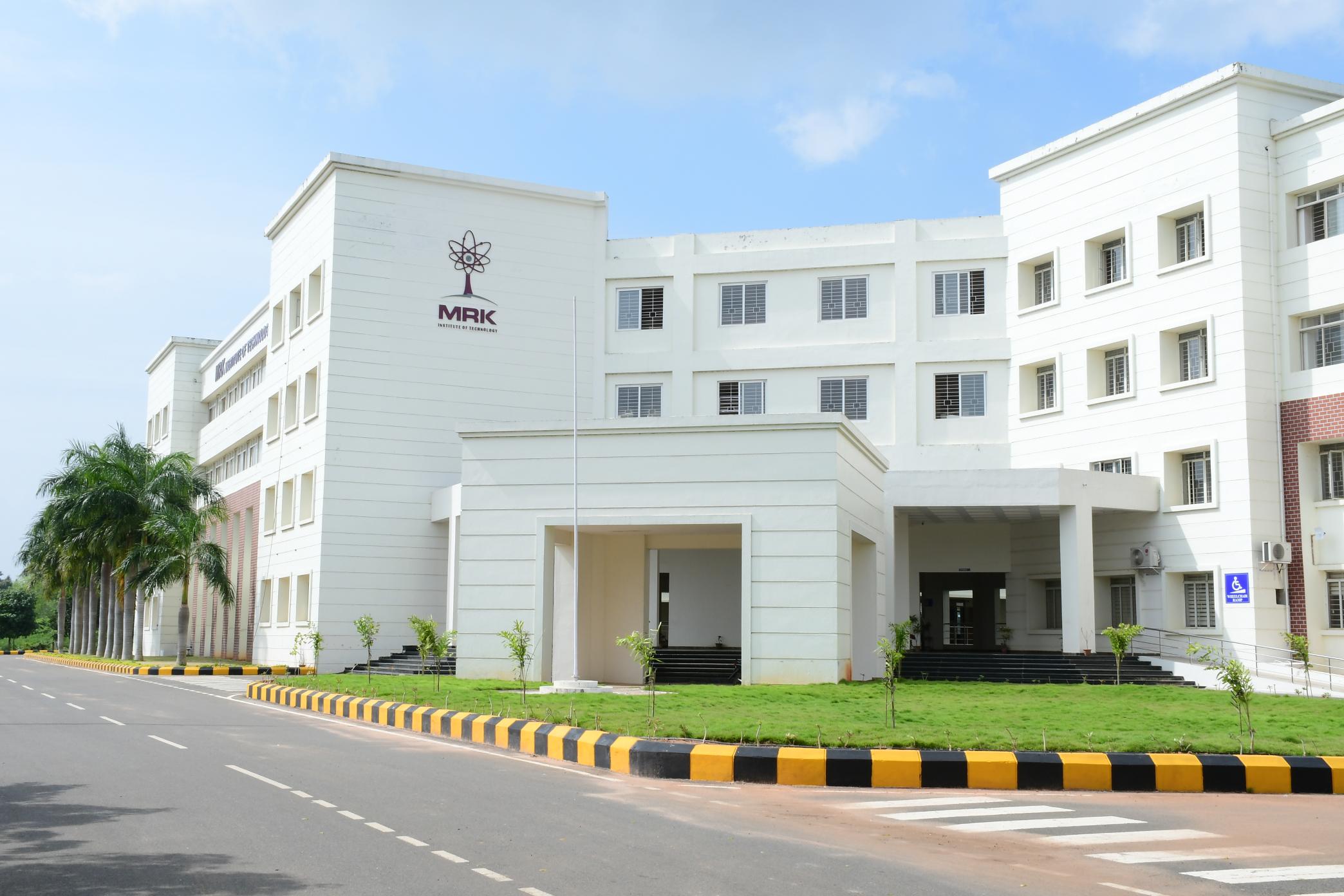 MRK Institute of Technology campus and students